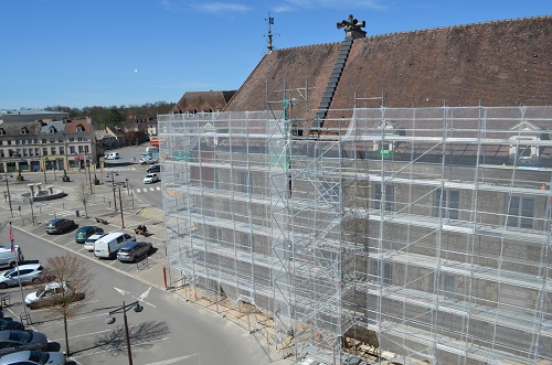 DEPELEC électricité : rénovation de la façade de la Mairie de Châtillon-sur-Seine