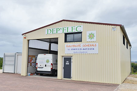 Batiment DEPELEC Electricien à Sainte-Colombe-sur-Seine
